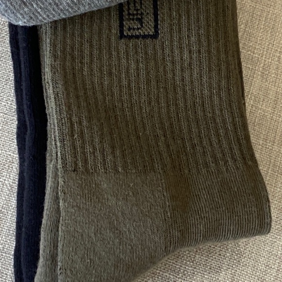 Calvin Klein Men’s Reimagined Heritage Cushion Crew 3 Pairs Grey Mix - Picture 11 of 12